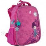 FRAME SCHOOL BACKPACK KITE EDUCATION FRENCH DREAMS, FOR GIRLS, PINK, 5-7 CLASSES - image-2